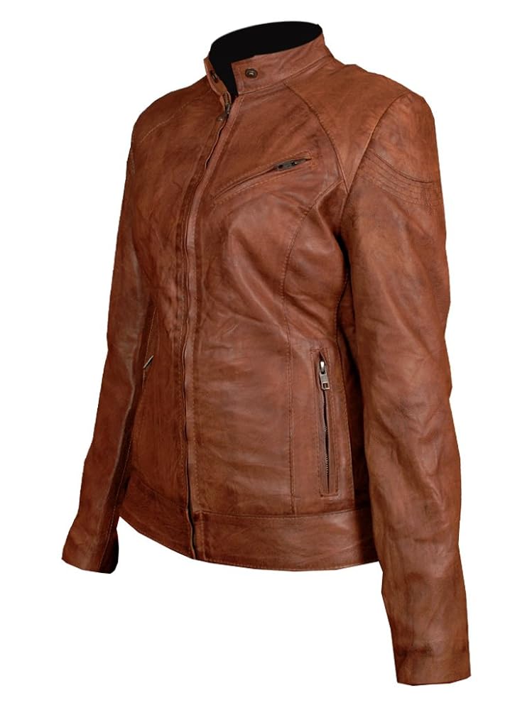ジャケット GOLDEN  Women Jackets GWP00566P000650 81399 BROWN Women's sheepskin jacket with a wide shearling shawl collar