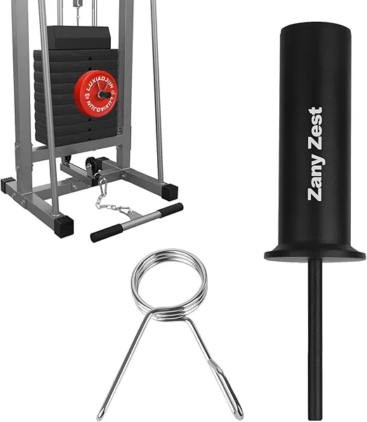 Reinforced Weight Stack Extender Pin- Load Extra Olympic Weight for Strength Training Weight Lifting in Gym Cable Machine & Home Gym - Maximum Load Capacity of 50kg& 60kg (Dia:10mm Length:110mm)