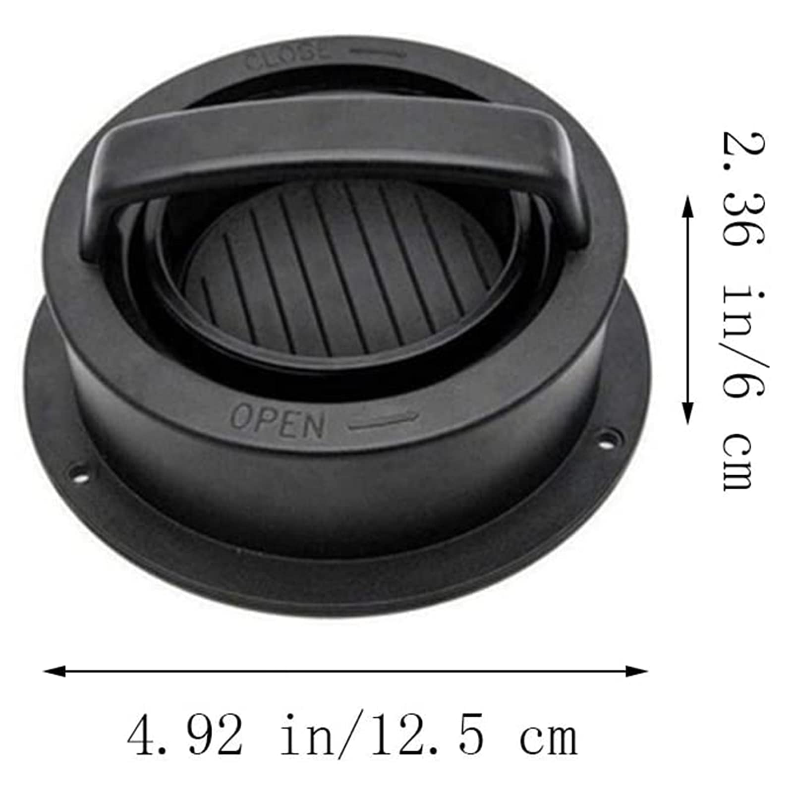 Generic Kommerzielle professionelle 2-teilige Hamburger-Maker, 3-in-1-Burgerpresse, runde Form, Antihaft-PaMaker-Form, für gefüllte Cheeseburger Slider Stuffer