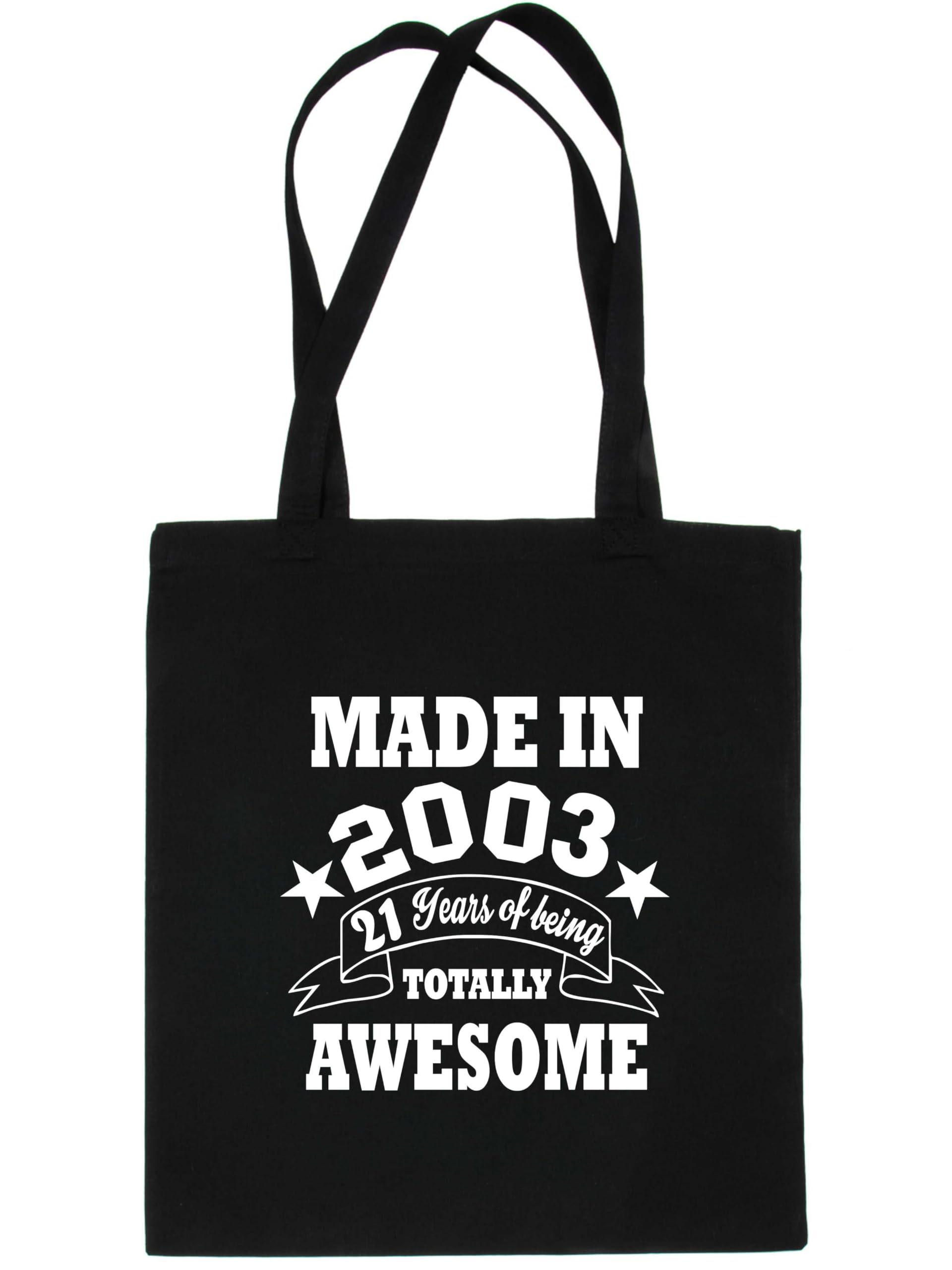 Print4UShopping Tote Bag For Life Born In 2004 21st Birthday