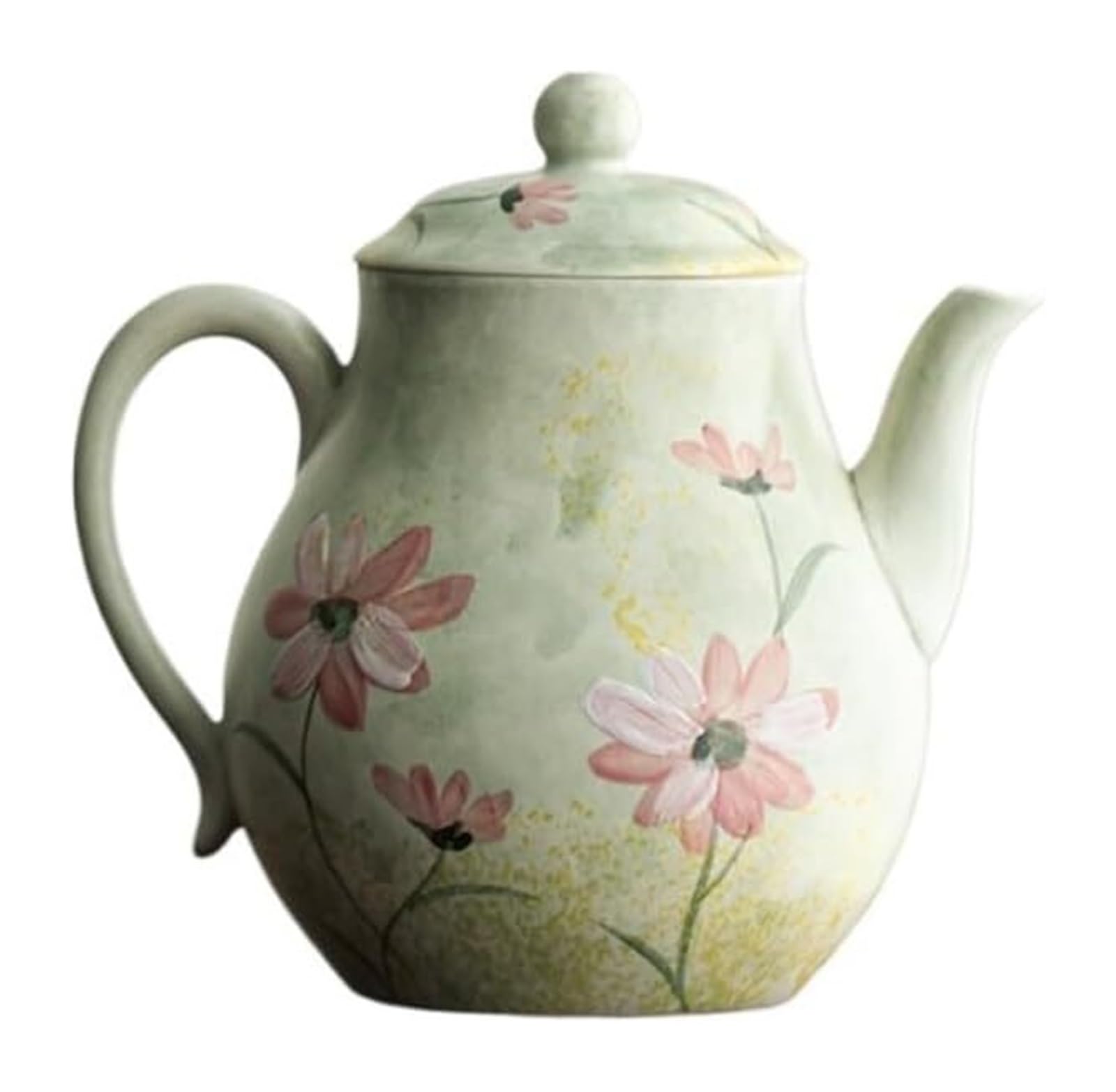 EBZFASO Ceramic Tea Pot Teapot, Maker Restaurant Milk Pot Home Porcelain