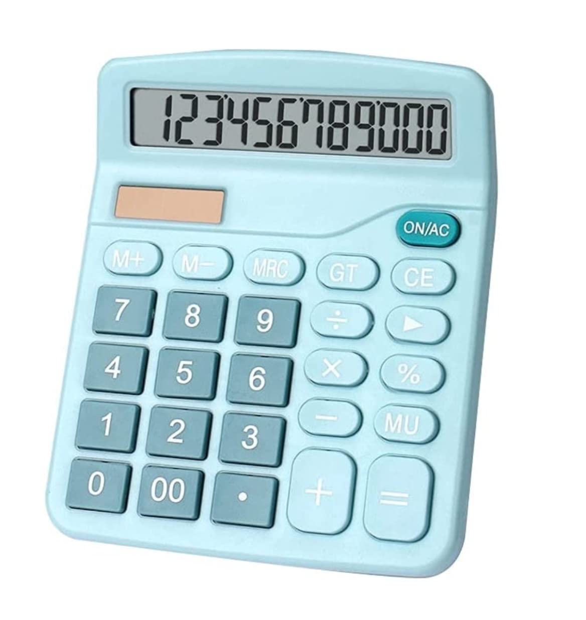 Calcolatrice per Ufficio Calcolatrice A 12 Cifre Calcolatrice di Funzioni Standard A Doppia Alimentazione con Batteria Solare con Display LCD Scuola(Grün)