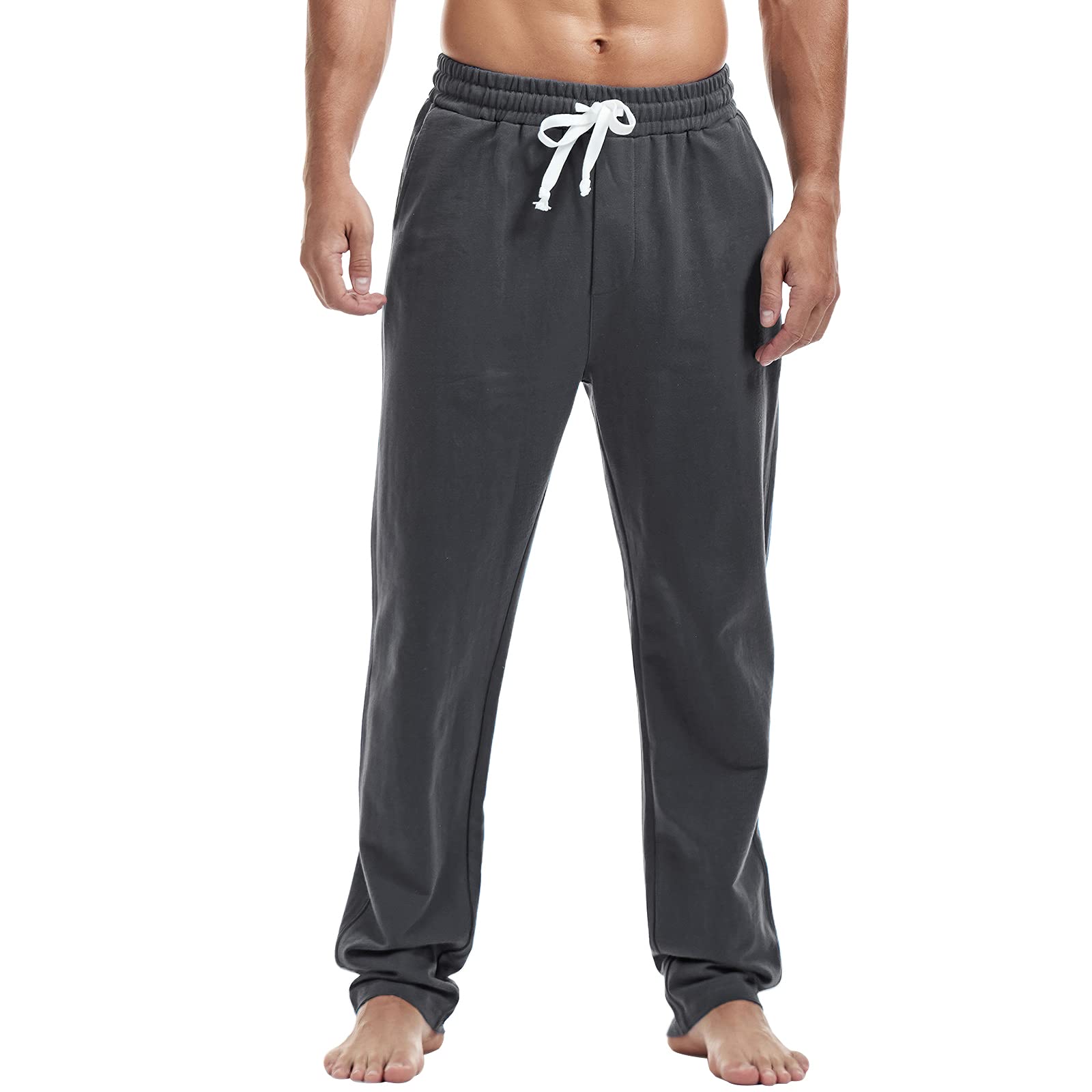 AMY COULEE Mens Cotton Athletic Pants
