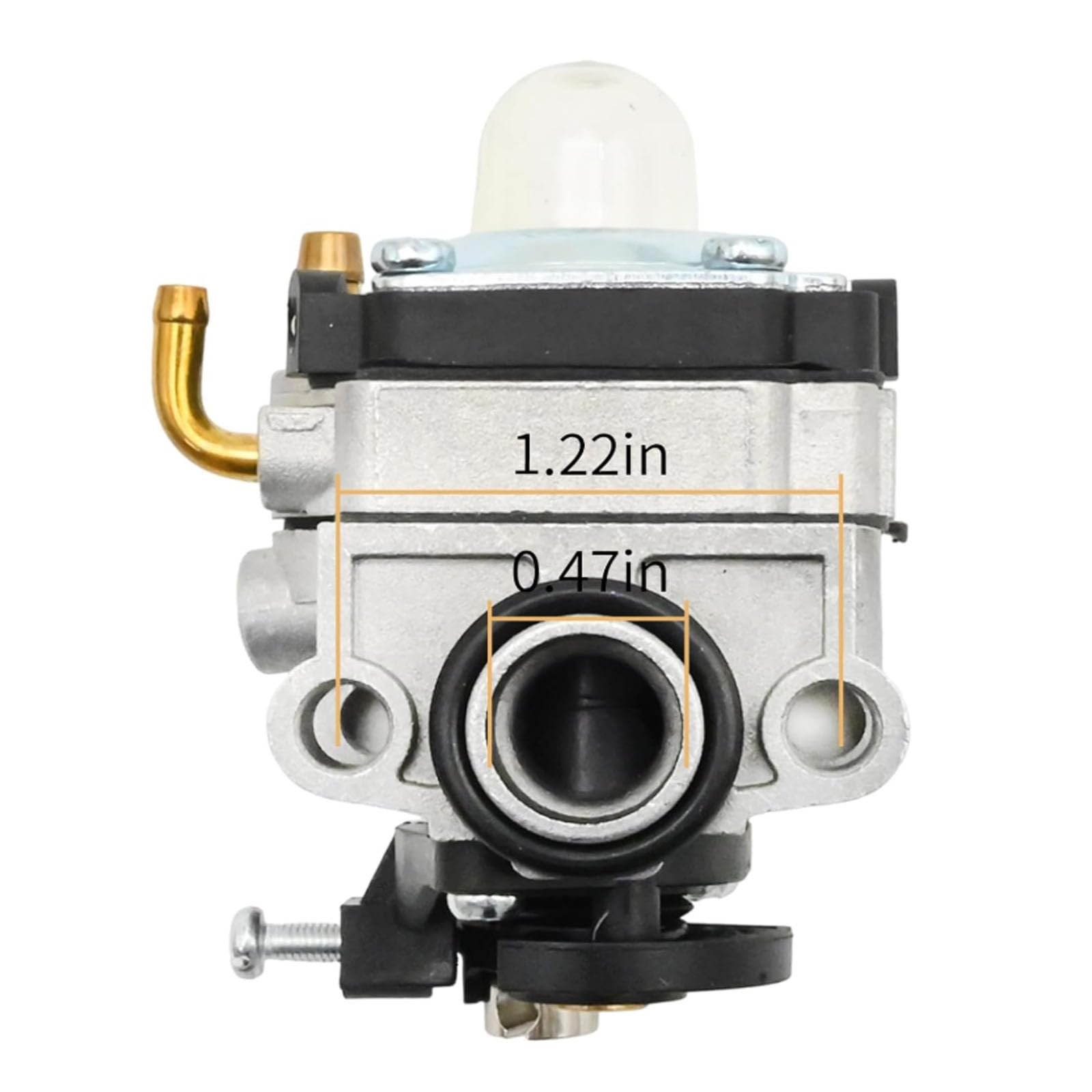 Kit de carburateur Kurihina compatible avec BHX2500CA pour souffleur Makita 24,5 cc Remplacement pour Makita 168641-9