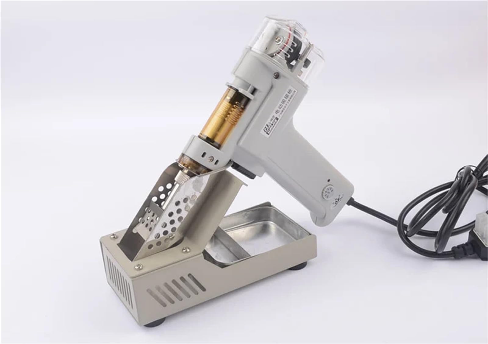 Pistolet do rozlutowywania z dyszą 1,2 mm / 1,5 mm / 2 mm, elektryczna podciśnieniowa podwójna pompa, odsysacz lutu, urządzenie do rozlutowywania S-998P dla Fabryki(With 1 nozzle)