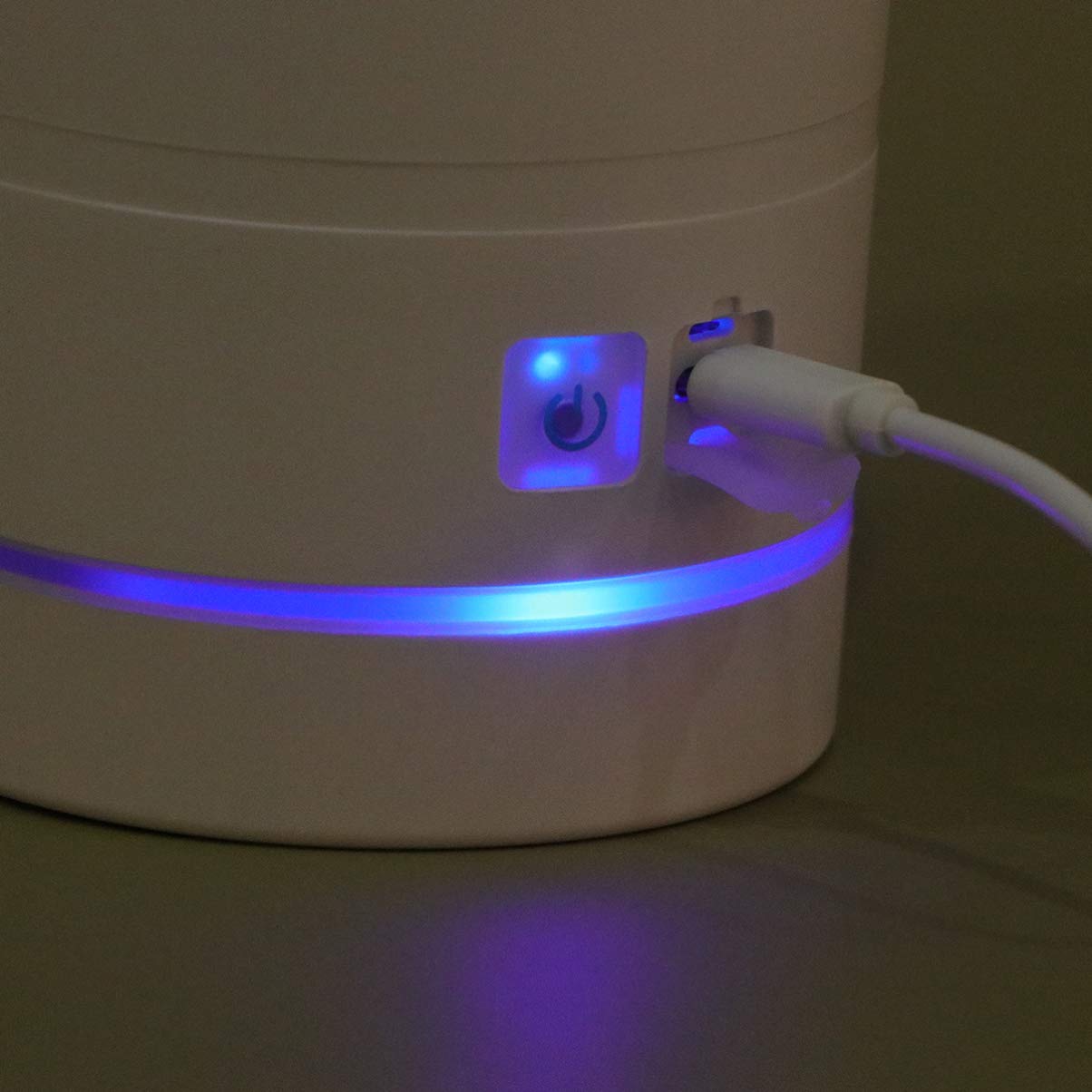 Przenośna szczotka do czyszczenia psów, łap psów, szczotka do czyszczenia, ładowanie przez USB, dla szczeniaków, kotów, masażu, pielęgnacja, brudne pazury S niebieski