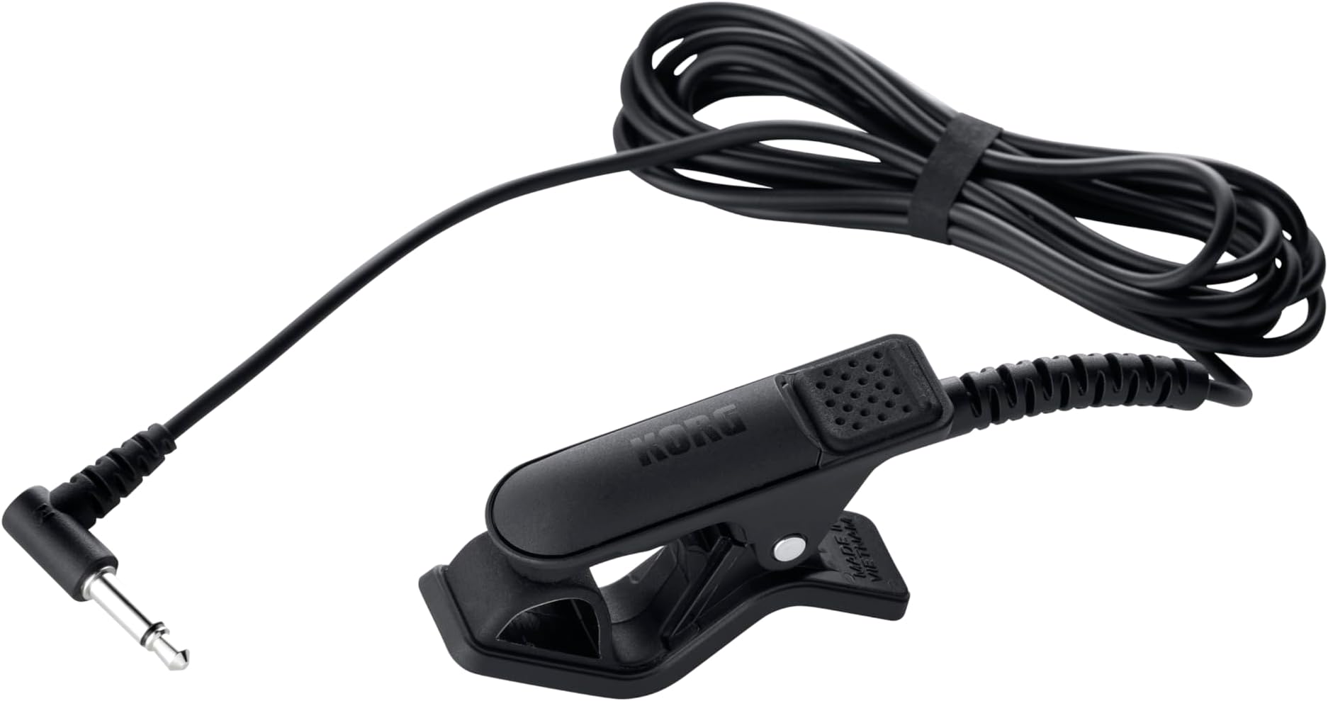 CM400 - Clip-on Contact Microphone w/ 3.5mm mini plug and 5ft cable - Black