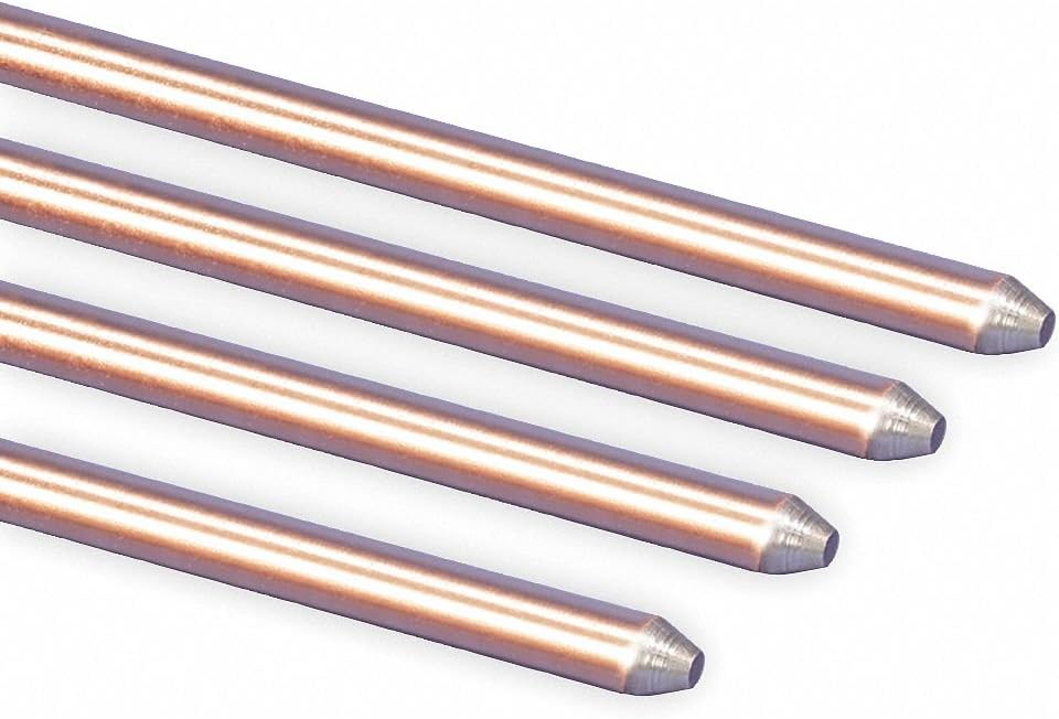 Ground Rod, Dia 5/8 in, 8 Ft. L