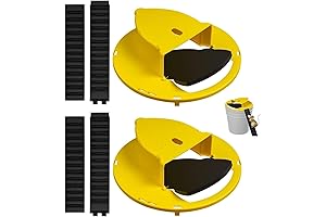 Humane Mouse Trap Bucket Lid (2 Pack) | No-Kill, Auto Reset, Flip...