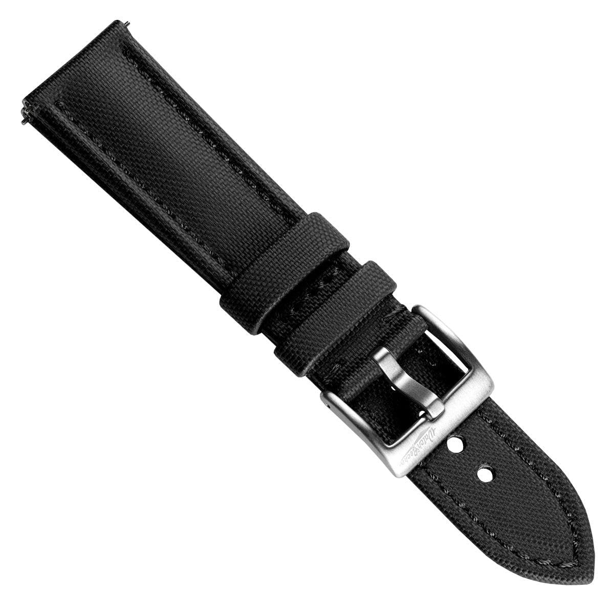 WatchGecko Bracelet Atlas en toile à voile | Bracelet de montre de rechange imperméable en PVC, texture toile à voile, rembourré et souple pour plus de confort
