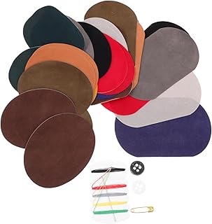 VILLCASE 1 Conjunto De Remendos Ovais Remendos Para Jeans Remendos Para Reparo De Buracos Remendos Para Roupas Adesivos Para Scrapbooking Kit Reunindo Remendos Jeans Para Costura Apliques
