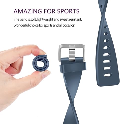 Miniatura 4 de Wepro - Correas para reloj inteligente, compatibles con Fitbit Versa, Versa 2 y Versa Lite SE, para mujeres y hombres, pequeños y grandes