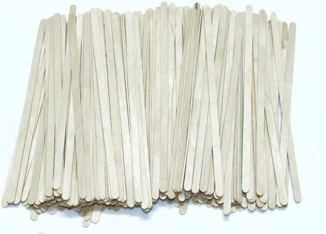 VINAYAKAMART Coffee/Tea Stirrer Sticks| Coffee stirrers| Wooden stirrers |Coffees Sticks |Tea Stirrer Beverage Stirrer |Round Sheep end, Size 5.5 inch Length(250pcs)