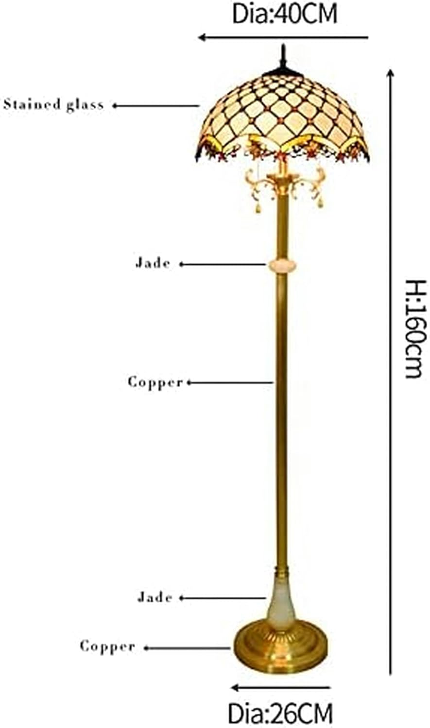 ティファニーランプ ステンドグラス フロアライト フロアスタンド