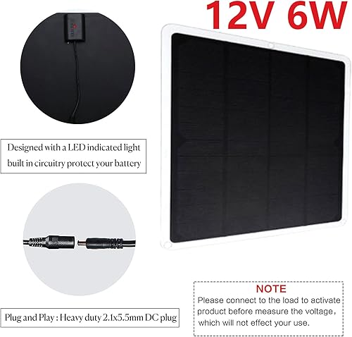 Miniatura 5 de Panel solar de 12 voltios, cargador de batería portátil de coche, para motocicletabateríaRvMarineKit de emergencia de vehículos