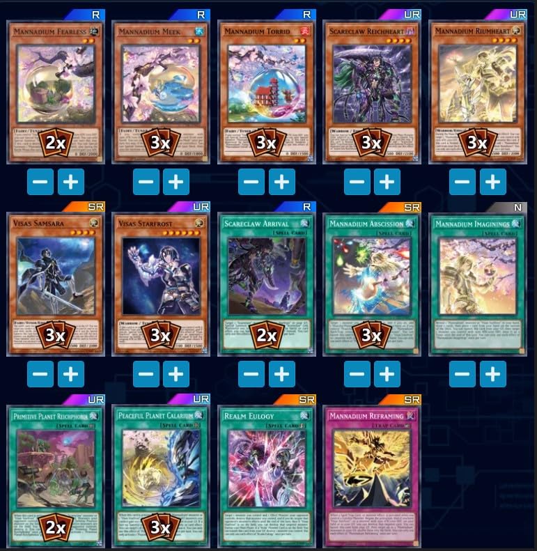 YGO - Mannadium Deck YU#GI#OH