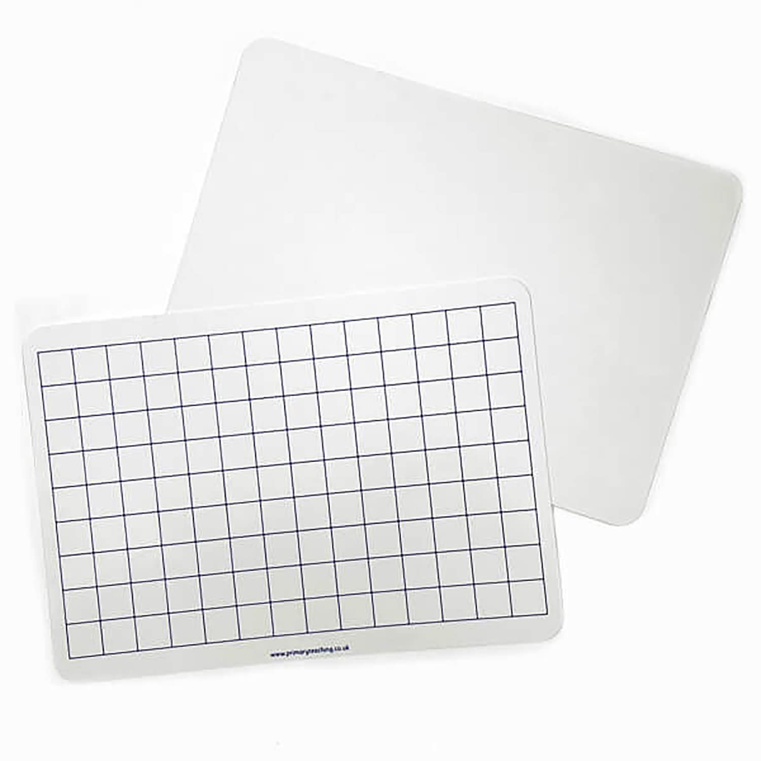 30 Double Side Dry Wipe Clean Squared Childrens Pupils School Teachers Maths Whiteboards A4 Primary Teaching Services