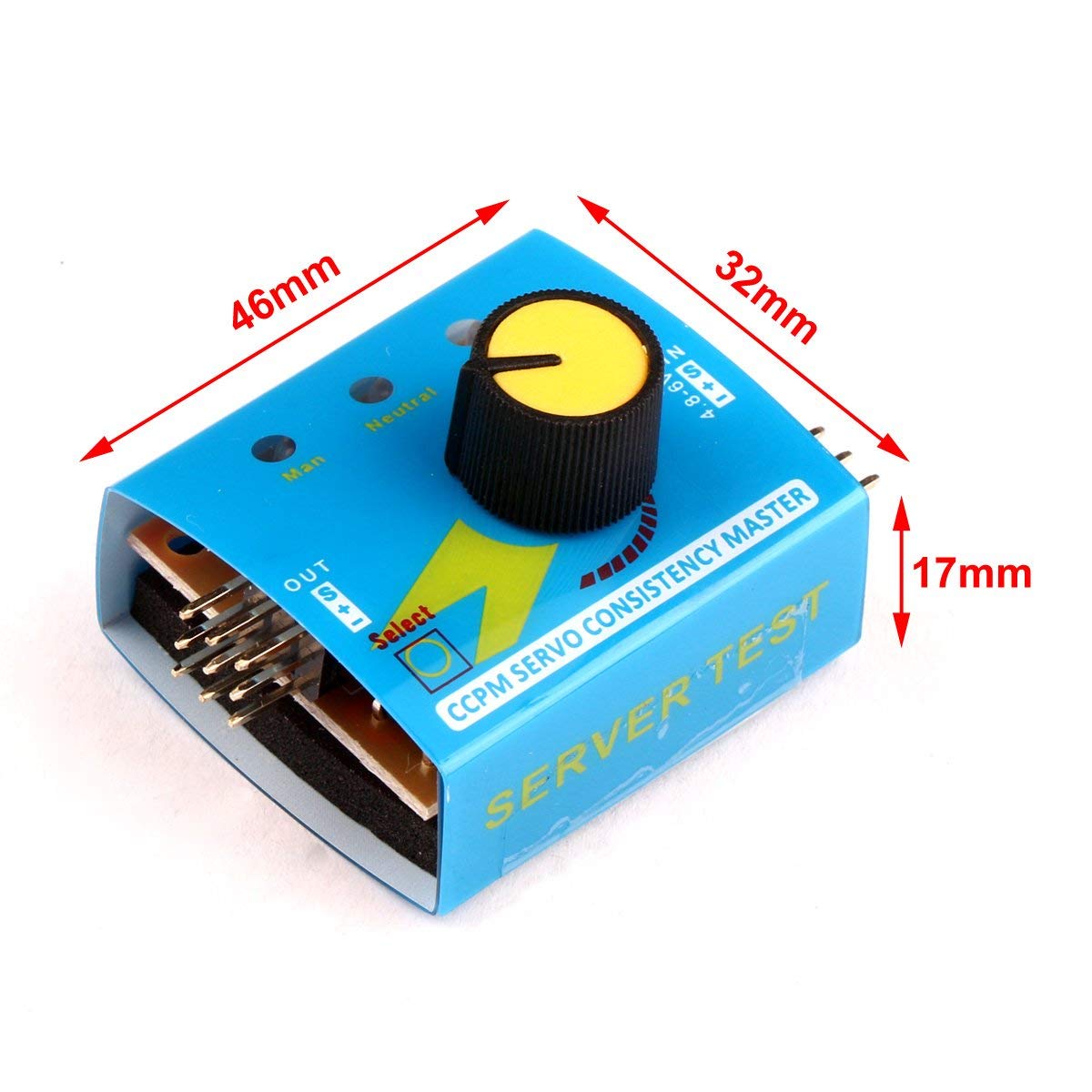 ARCELI RC Helicóptero Motor Servo Tester Aeromodelling Remoto Controlador de velocidad Servidor CCPM Servo consistencia Maestro con indicador de modo 3 DC 4.8-6V