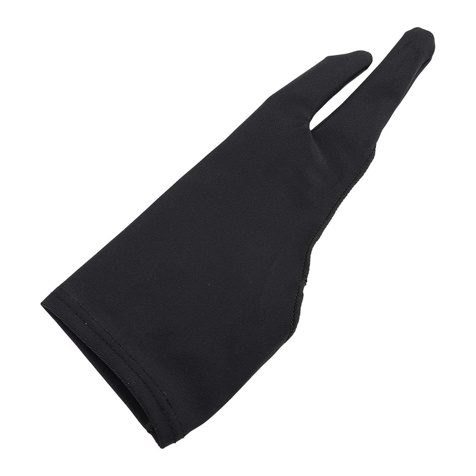 Palm Rejection Drawing Glove for Graphic Tablet, 5 Pack Artist Gloves, Two Finger Digital Drawing Glove for Right Hand and Left Hand, Art Glove, Elasticity Breathable (M)