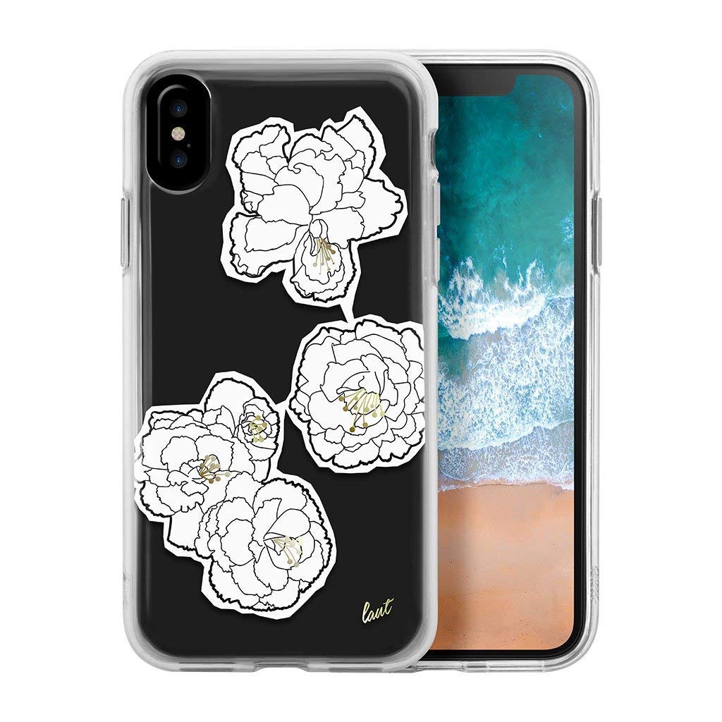 Laut Pop Mono Blooms iPhone X Case - Black and White