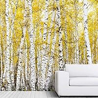 Wall Mural Forest in Fog Removable Self-Adhesive Wallpaper Wall Decoration for Bedroom Living Room - 66x96 inches