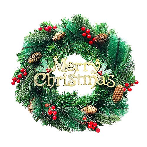 Zohee 17.7 Inch Spring Wreaths for Front Door Indoor, All Season Outdoor Christmas