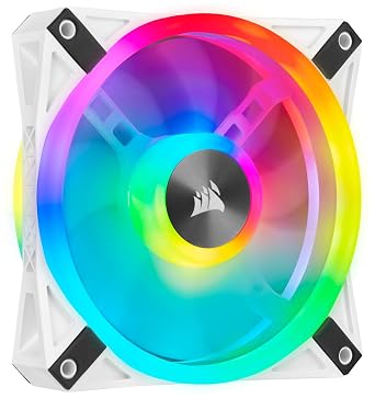 Corsair iCUE QL120 RGB Beyaz 120mm PWM Fan