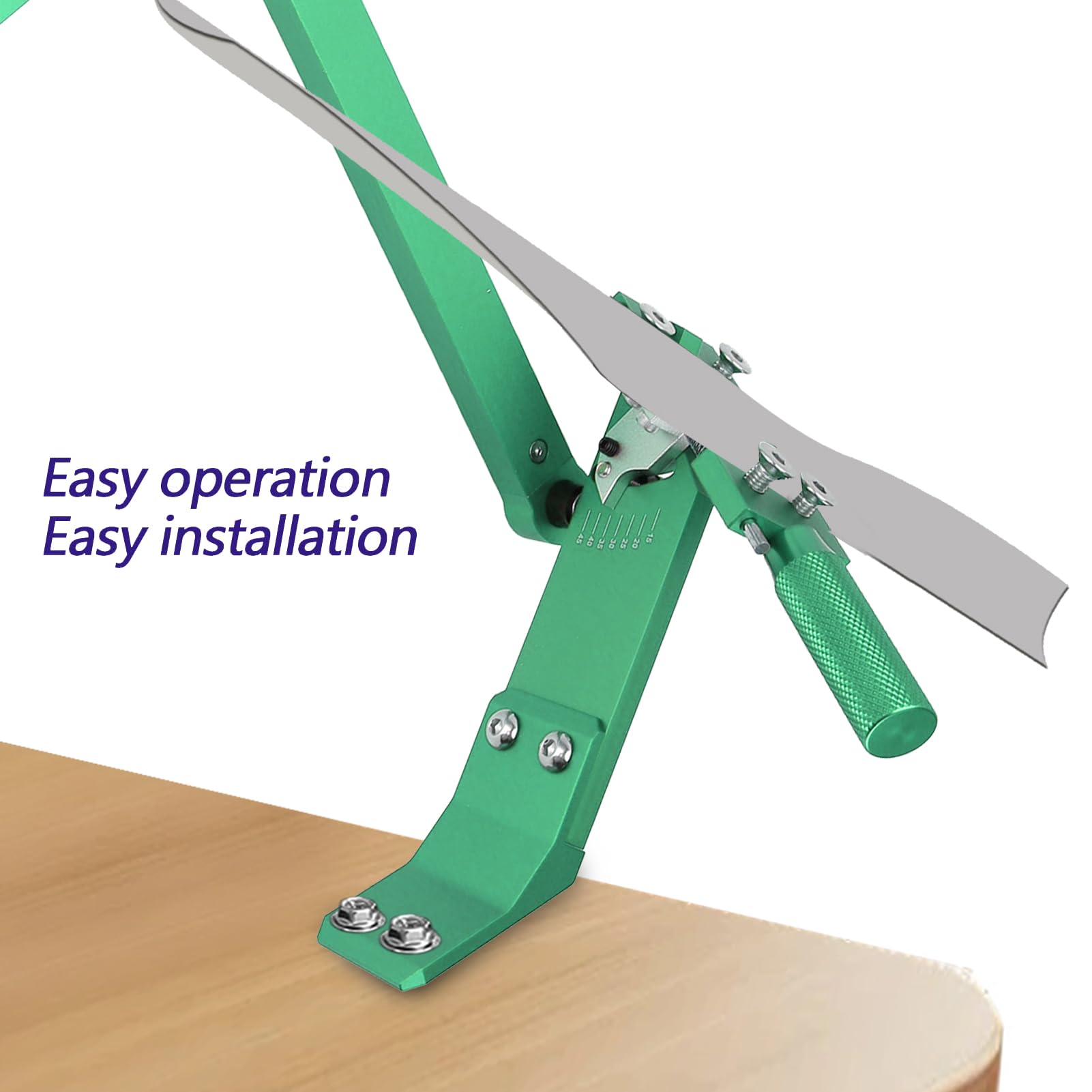 Pssopp Resbalador de la Cuchilla Cortacésped, Herramienta Afilado Cuchillas Césped Cuidado Jardinería para Las Podadoras Cuchillos Loppers Tijeras
