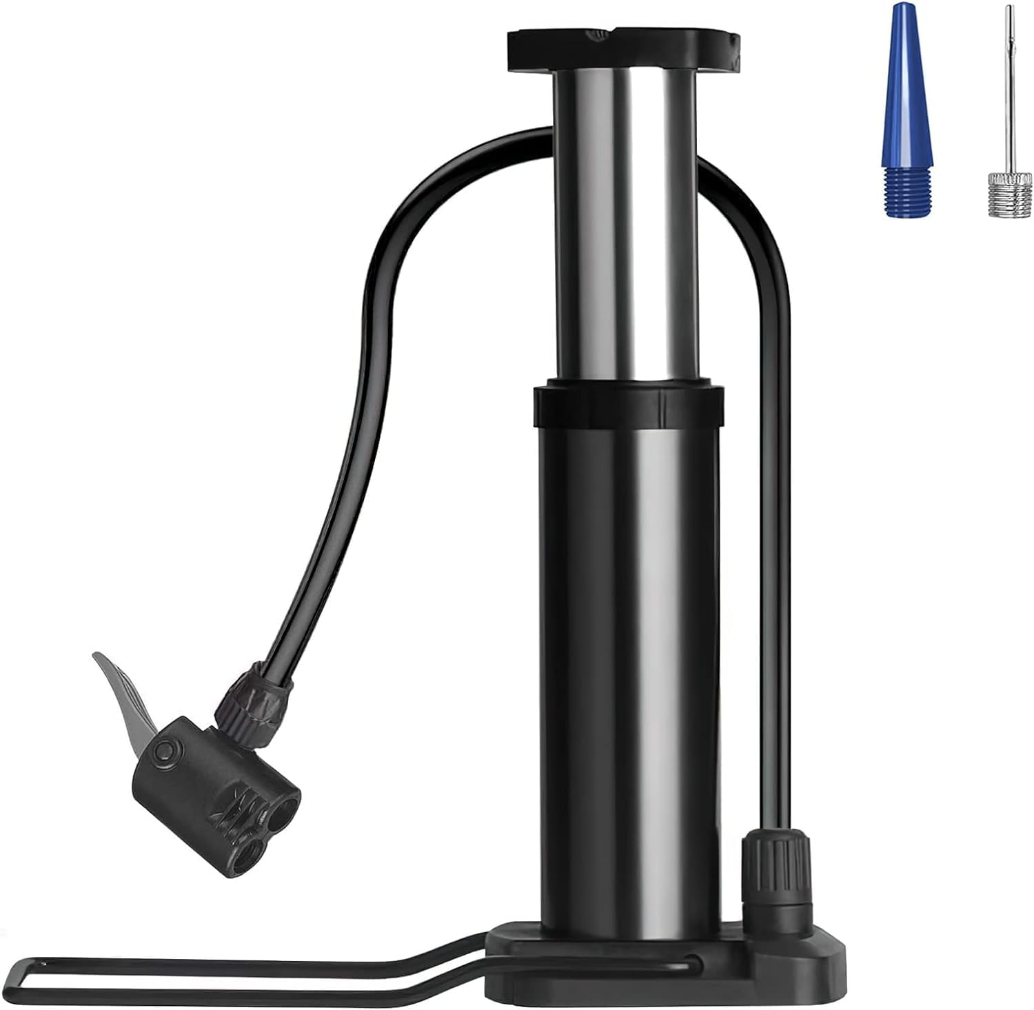 Bike Pump, Mini Bicycle Pump Portable Bike Floor Pump with Presta and Schrader Valves Aluminum Alloy Floor Bicycle Air Pump Compact Mini Bike Tire Pump, Extra Valve and Gas Needle for All Bike (B0CL4YF6SF) Amazon Price History, Amazon Price Tracker