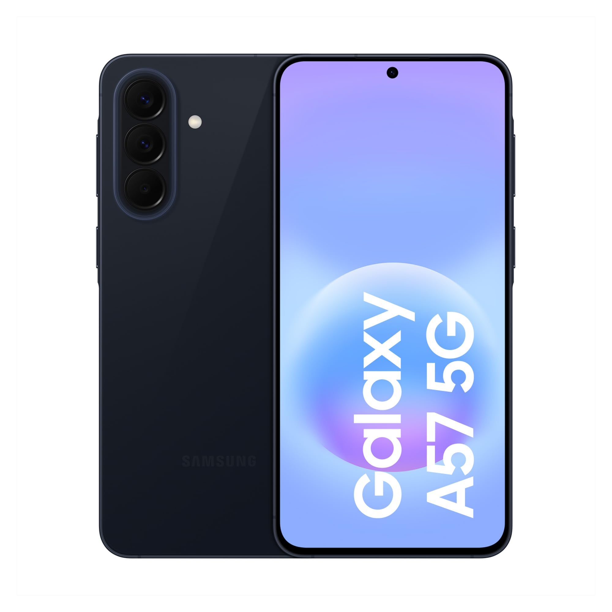 Samsung Galaxy A57 5G, 256GB, Móvil Fino con IA, 8GB, Gran Angular 50MP, Autonomía 2 Días, Batería 5000mAh, IP68, Garantía del Fabricante 3 Años + 1 Año Extra, Color Azul Oscuro (Versión Española)