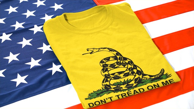 Watch Tee Hunt Don't Tread On Me T-Shirt Gadsden Flag Rattle Snake on ...