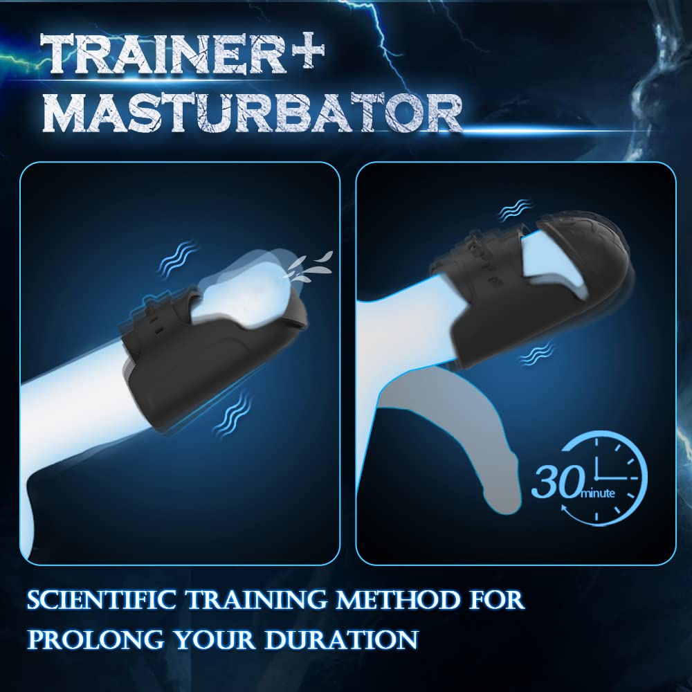 Male Vibrator Sex Toys For Mens Masturbator Penis Training Vibrator With 10 Dual - View #13