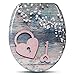Produktbild WOLTU WC Sitz mit Absenkautomatik,Toilettensitz Motiv,Toilettendeckel aus Duroplast,Stable Klodeckel Premium Toilettenbrille,Antibakteriell Oval,Heart Key