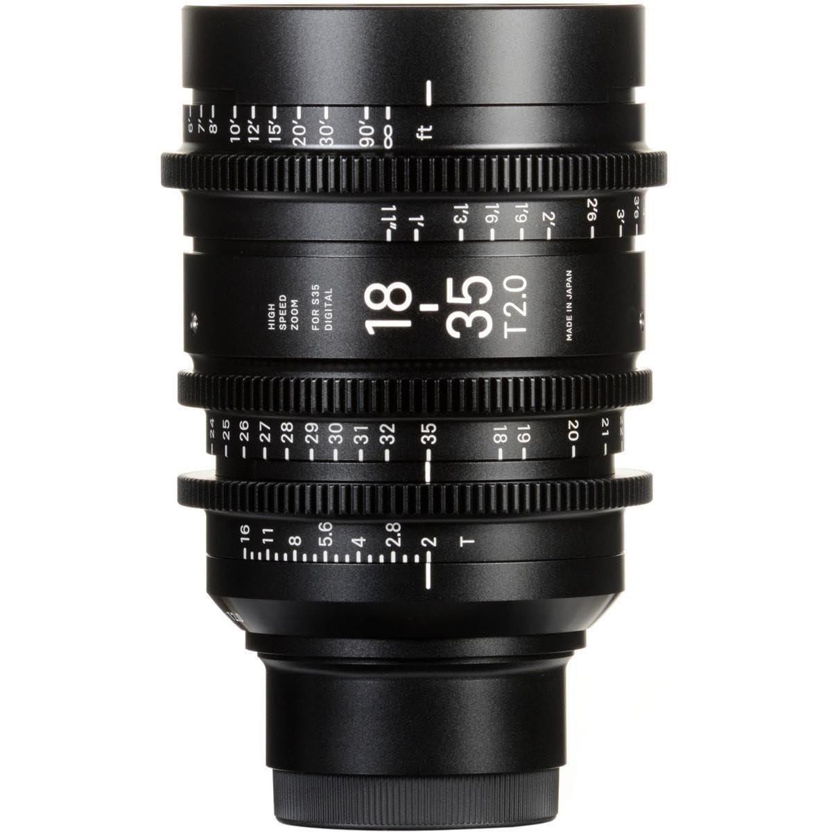 Sigma 18-35mm T2.0 Cine High-Speed Lens for Sony E, Feet : Amazon