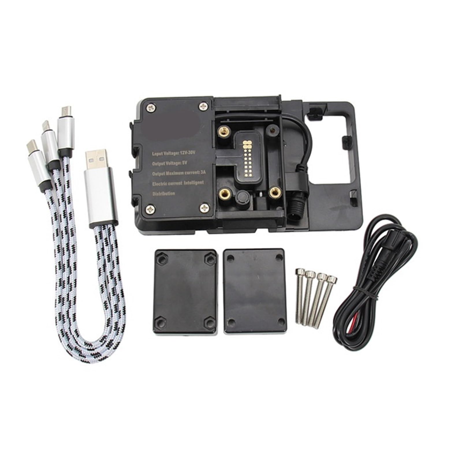 Support de téléphone pour Ducati pour Multistrada 1200 2013 2014 Support De Téléphone GPS Moto Chargeur USB(Mobile Phone Holder)