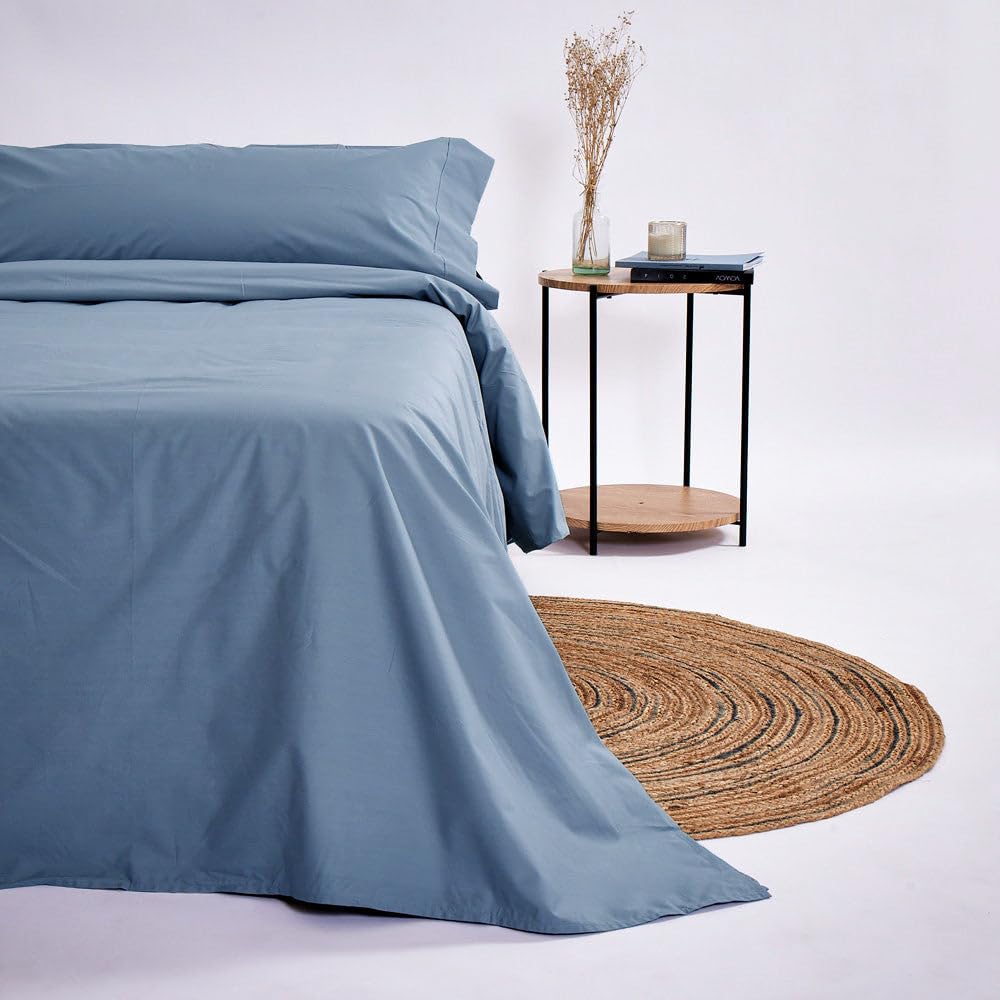 10XDIEZ copripiumino cotone poliestere (indaco - letto 135 cm)