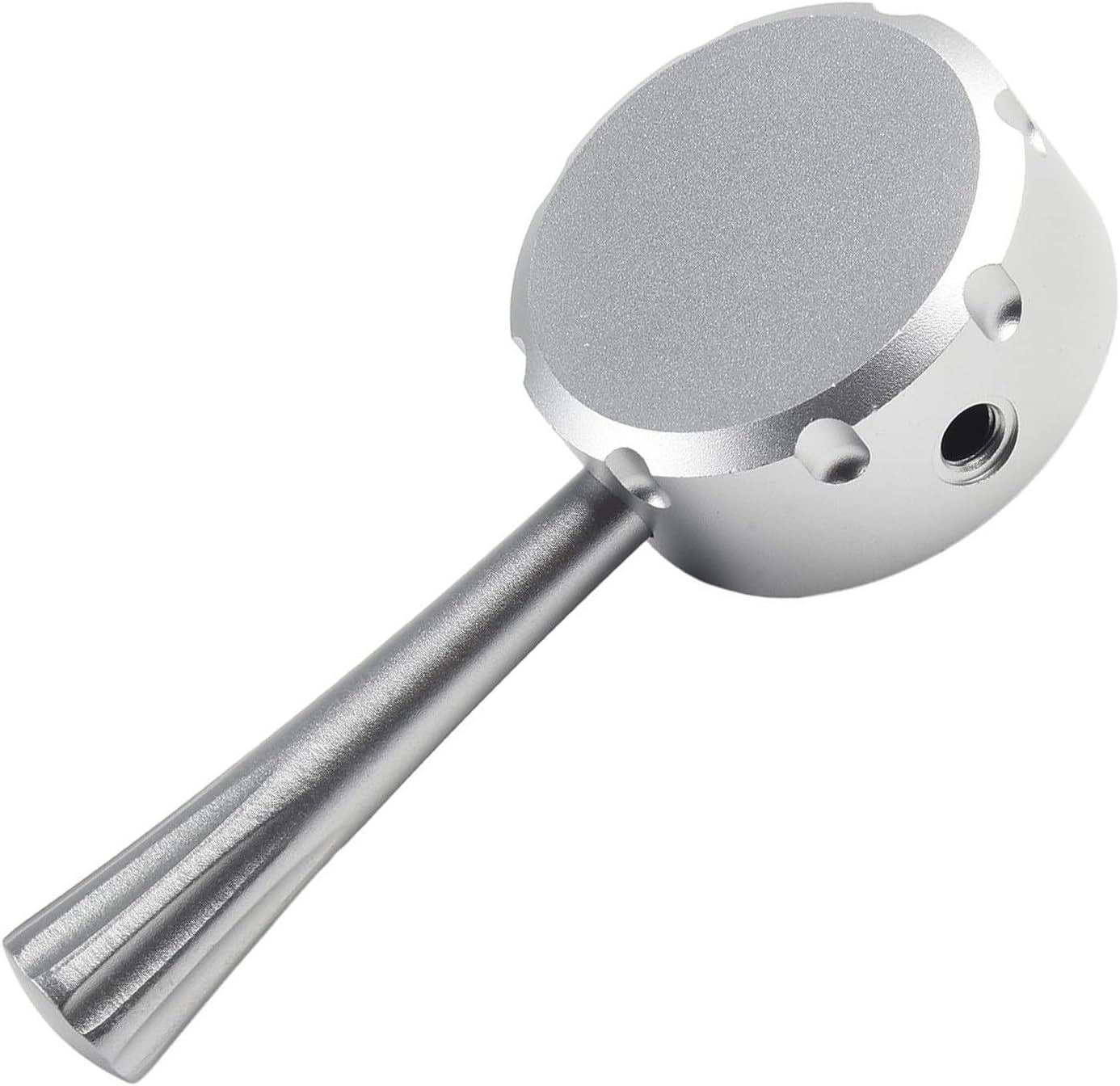 Steam Lever Hot Water Knob Replacement for 870 878 Coffee Machine, Aluminum Alloy, for Easy Access Wall-Friendly Design, Smooth Operation(Silver)