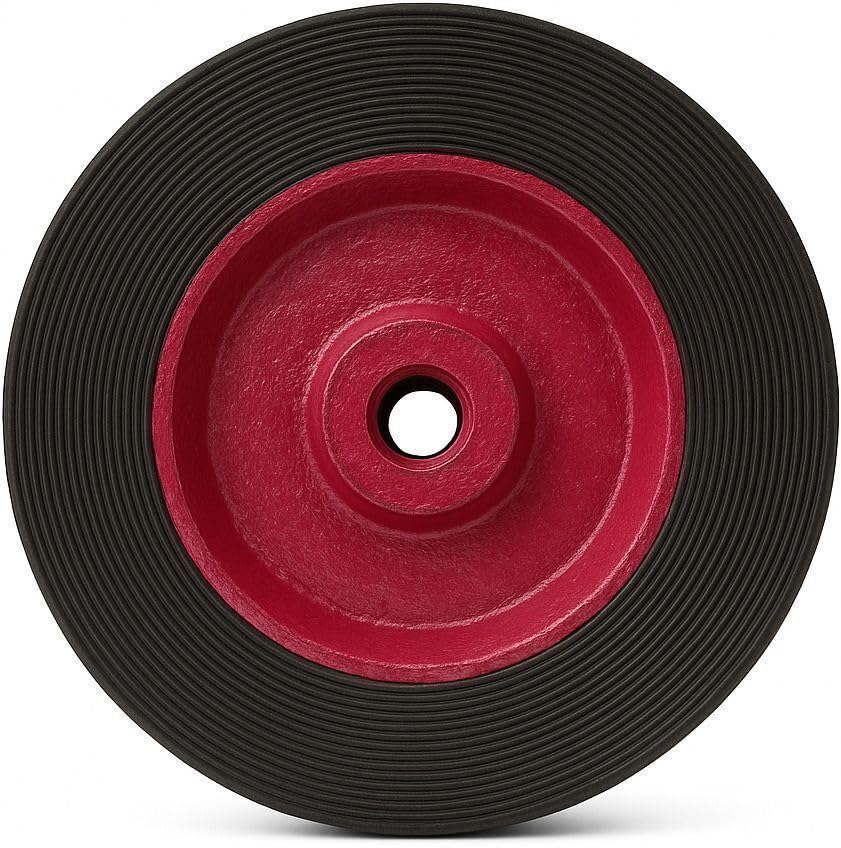Trolley Wheels for Engines, Generators, Trolleys & Luggage Carts (8 inch) Industrial Furniture Caster-image-11