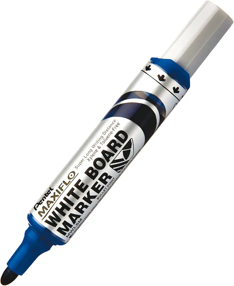 Pentel Marcador Para Quadro Branco MAXIFLO Ponta Média 6.0mm Azul MWL5M-C