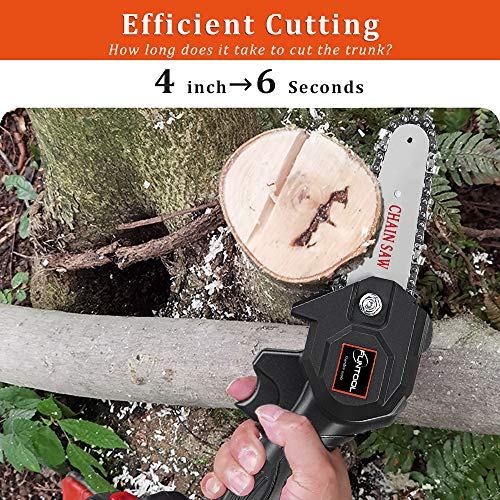 image for FUNTOOL Mini Chainsaw,Small Cordless Battery Chain Saw,Portable Handhe