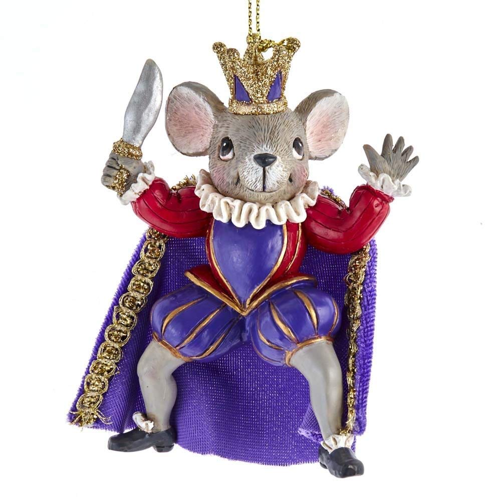 Kurt S. Adler Nutcracker Suite Mouse King Children's Christmas Tree Ornament E0422M