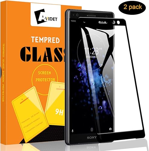 Vetro Temperato Sony Xperia XZ3 AVIDET Copertura Completa Pellicola Protettiva Alta Definizione Durezza Anti-Graffi Protezione dello Schermo per Sony Xperia XZ3 Nero Vetro Temperato Sony Xperia XZ3 AVIDET Copertura Completa Pellicola Protettiva Alta Definizione Durezza Anti-Graffi Protezione dello Schermo per Sony Xperia XZ3 Nero