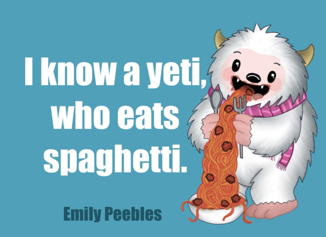 I know a yeti, who eats spaghetti.: It's a rhyme off. Who will be the last one standing?