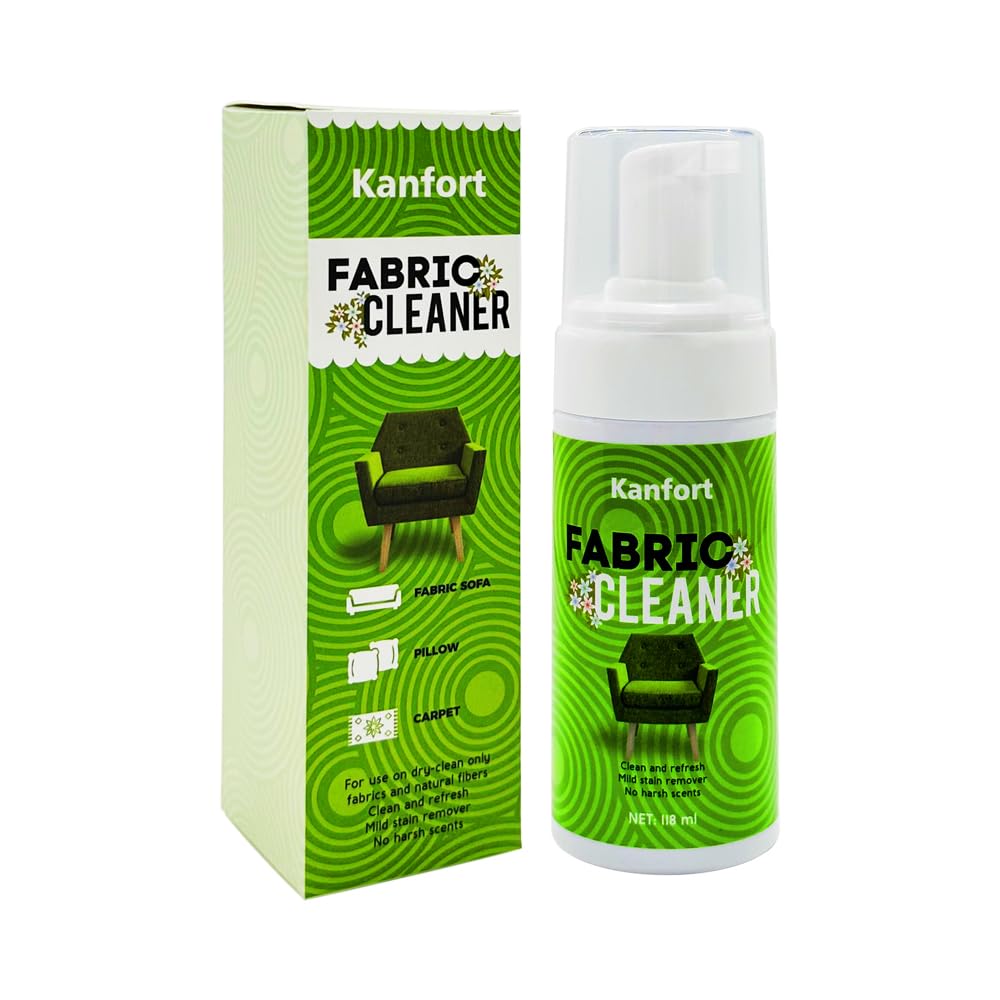 Upholstery Dry Cleaning Foam – No-Rinse Fabric Cleaner for Sofas, Couches & Car Seats, Quickly Lifts Stains & Dirt, Safe for Households with Kids & Pets, Easy-to-Use for Fresh & Spotless Furniture