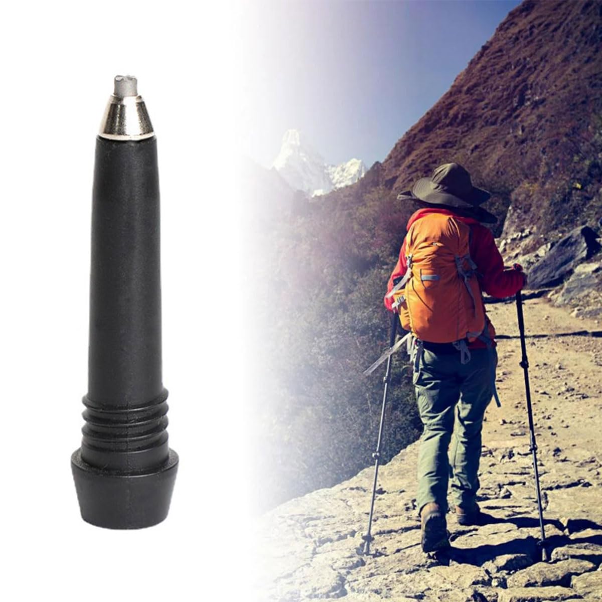 Set Di 4 Punte Da Trekking In Acciaio Al Tungsteno - Perfette Per Terreni Duri E Rocciosi, Compatibili Con La Maggior Parte Dei Bastoncini - Foto 4