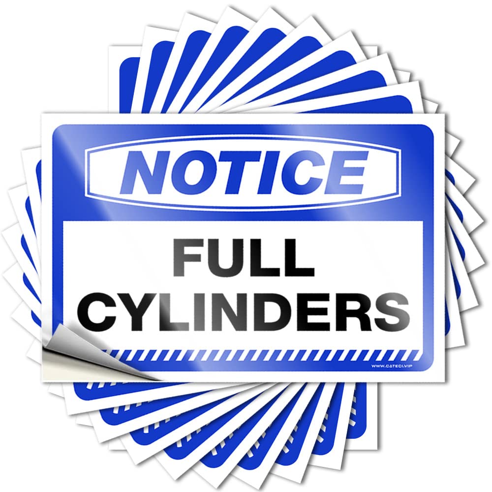 Goods Snarky Quote - Notice Full Cylinders Removable Decal Case Easy Peel for Christmas(6X9CM)