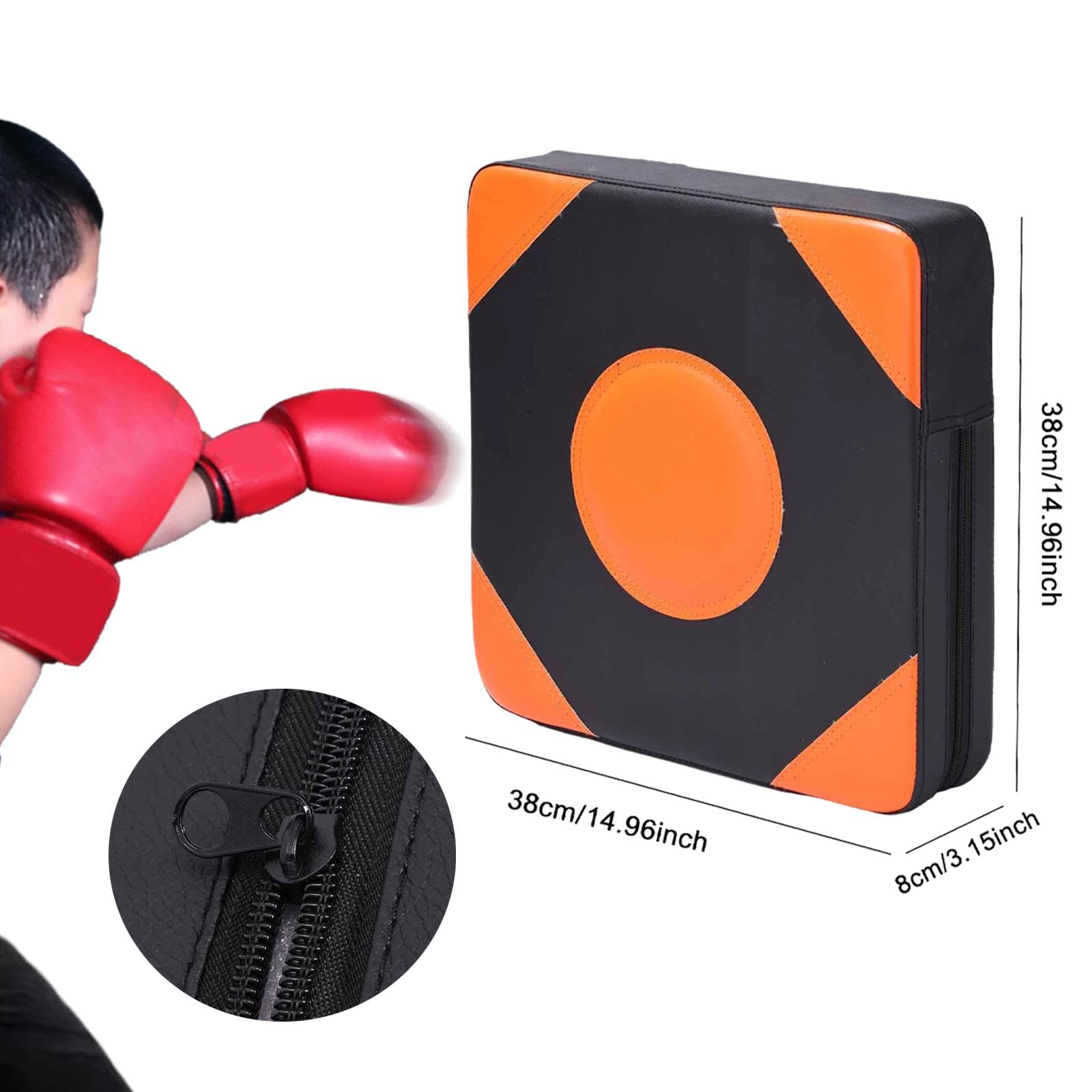 LOVIVER Sacco da Boxe Quadrato da Parete, per Allenamento, Montaggio a Parete, per Arti Marziali, Taekwondo