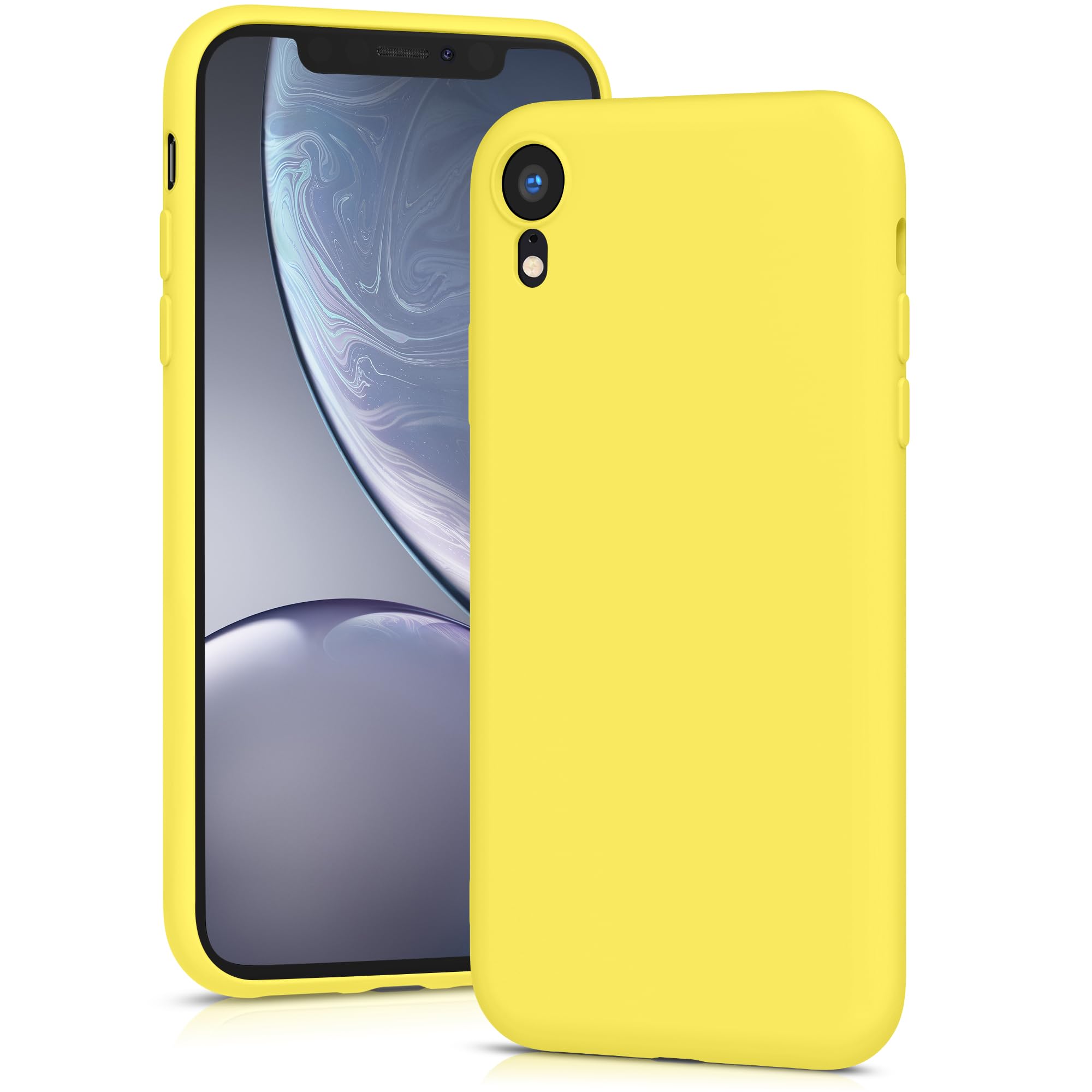 YATWIN Silicone Case for iPhone XR, Soft-Touch, Shockproof, DustProof, Antiskid Full Body Armour Phone Cover for Apple iPhone XR - Dark Green — view 75