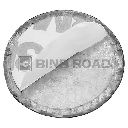 Miniatura 7 de BINB ROAD Cubierta de botón de encendido de automóvil, de fibra de carbono, color negro, para botón de arranque de motor compatible con BMW 325i