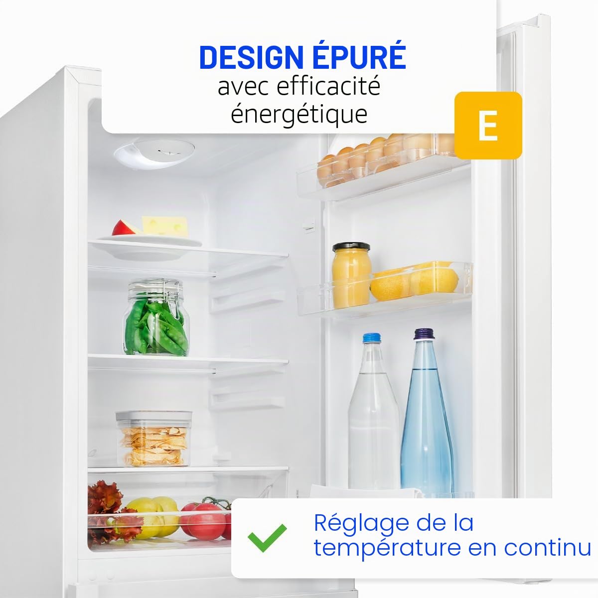 Bomann KG320 Réfrigérateur Congélateur 175L Contrôle Température Blanc